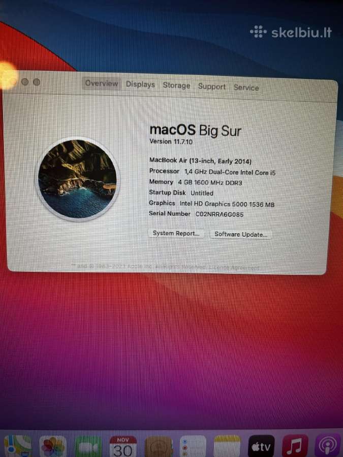 MacBook air - nuotraukos Nr. 3