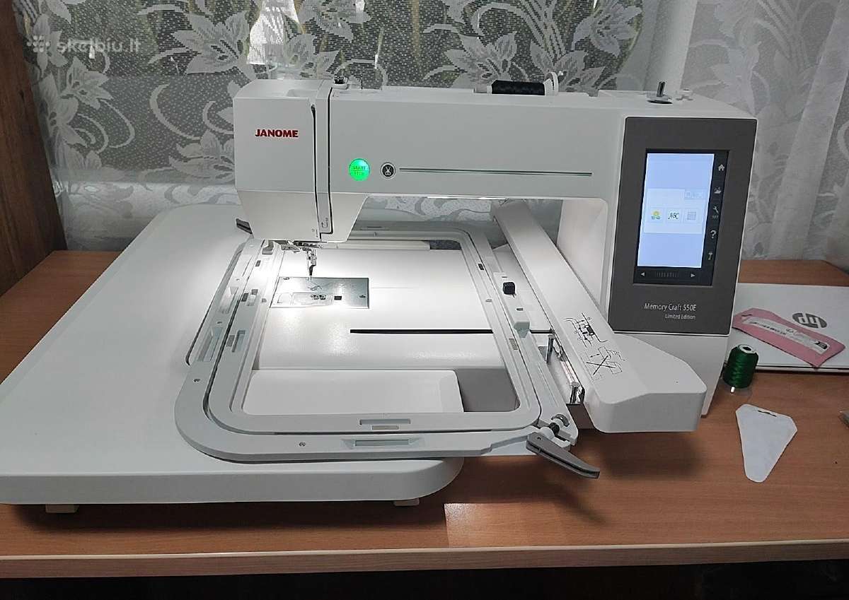 Siuvinėjimo mašina Janome Mc 550e