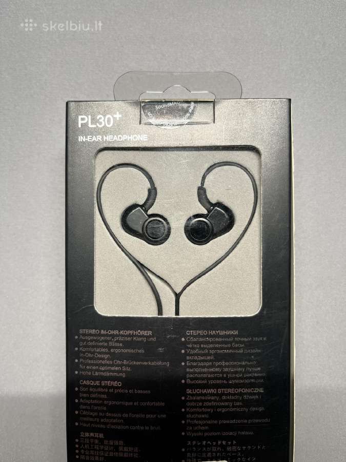 Soundmagic Pl30+ Black ausinės - nuotraukos Nr. 2