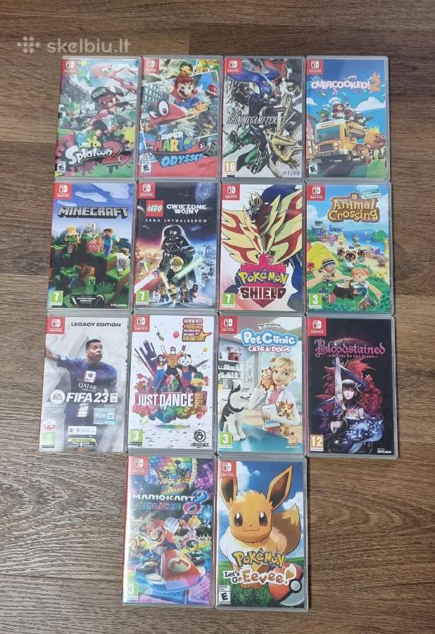Nintendo switch labai geri žaidimai