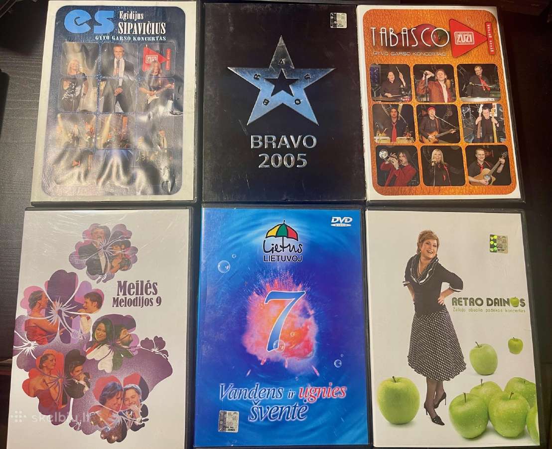Muzikiniai Dvd po 3e, lietuviško 5e - nuotraukos Nr. 7