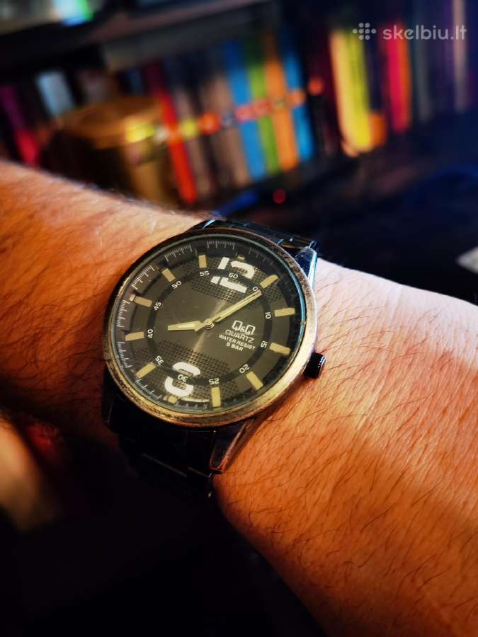 Q&q laikrodis su metaline apyranke Q890j402 Jzc - nuotraukos Nr. 4