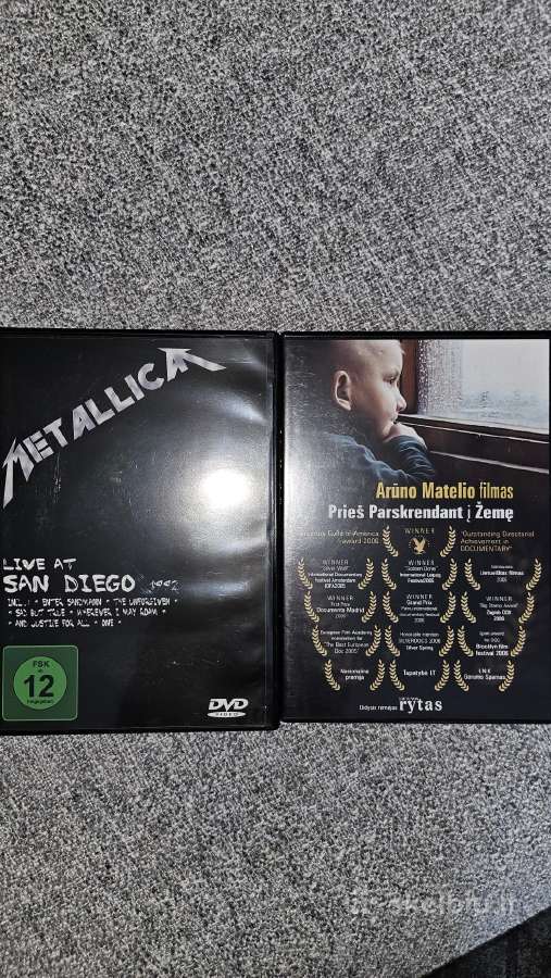 Audio kasetės ir CD, Dvd