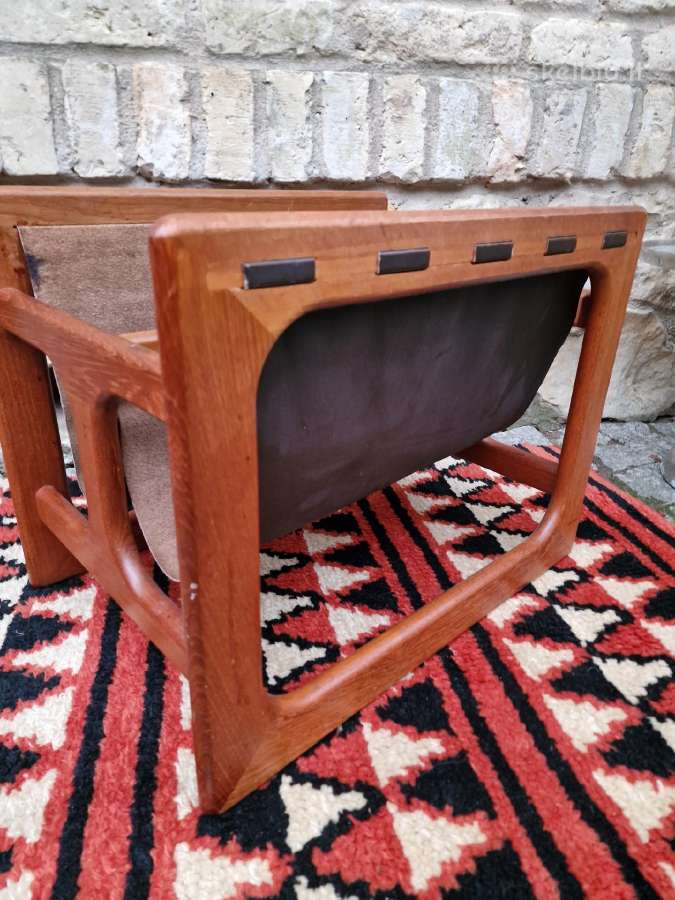 Vintažinė mid century tikmedžio laikraštinė - nuotraukos Nr. 16