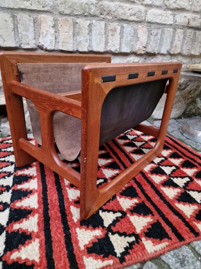 Vintažinė mid century tikmedžio laikraštinė - nuotraukos Nr. 17