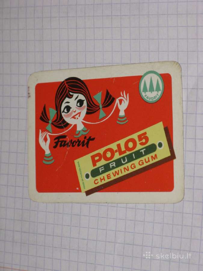 Korta Favorit Po-lo5 Fruit Chewing Gum