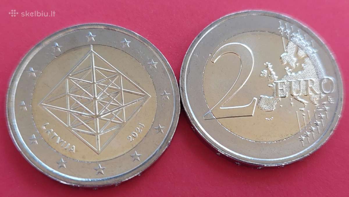 Latvija 2024m.2 € "Šiaudiniai sodai (Puzuris) "Unc