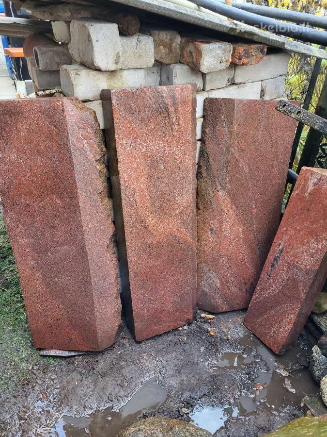 Parduodamos granito akmens pakopos