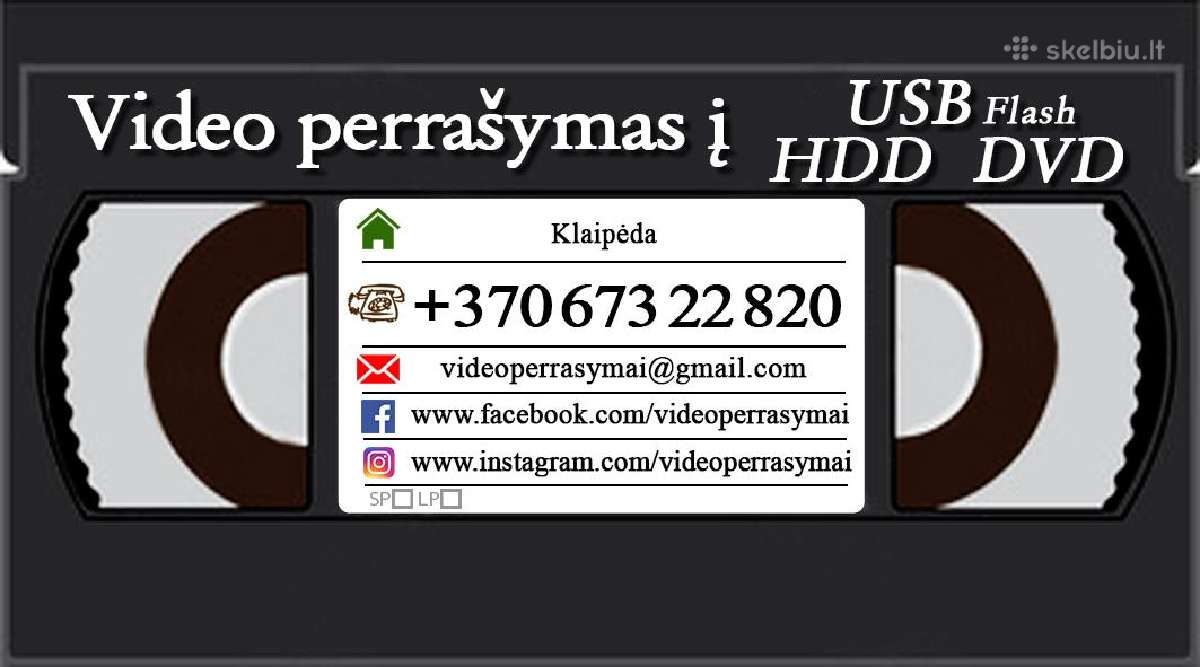 Video kasečių Dvd perrašymas į usb skaitmeninimas - nuotraukos Nr. 2