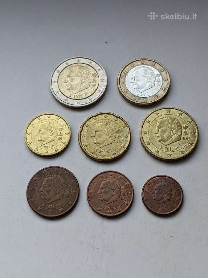 Belgija 2011-2013m. euro monetų rinkinukas
