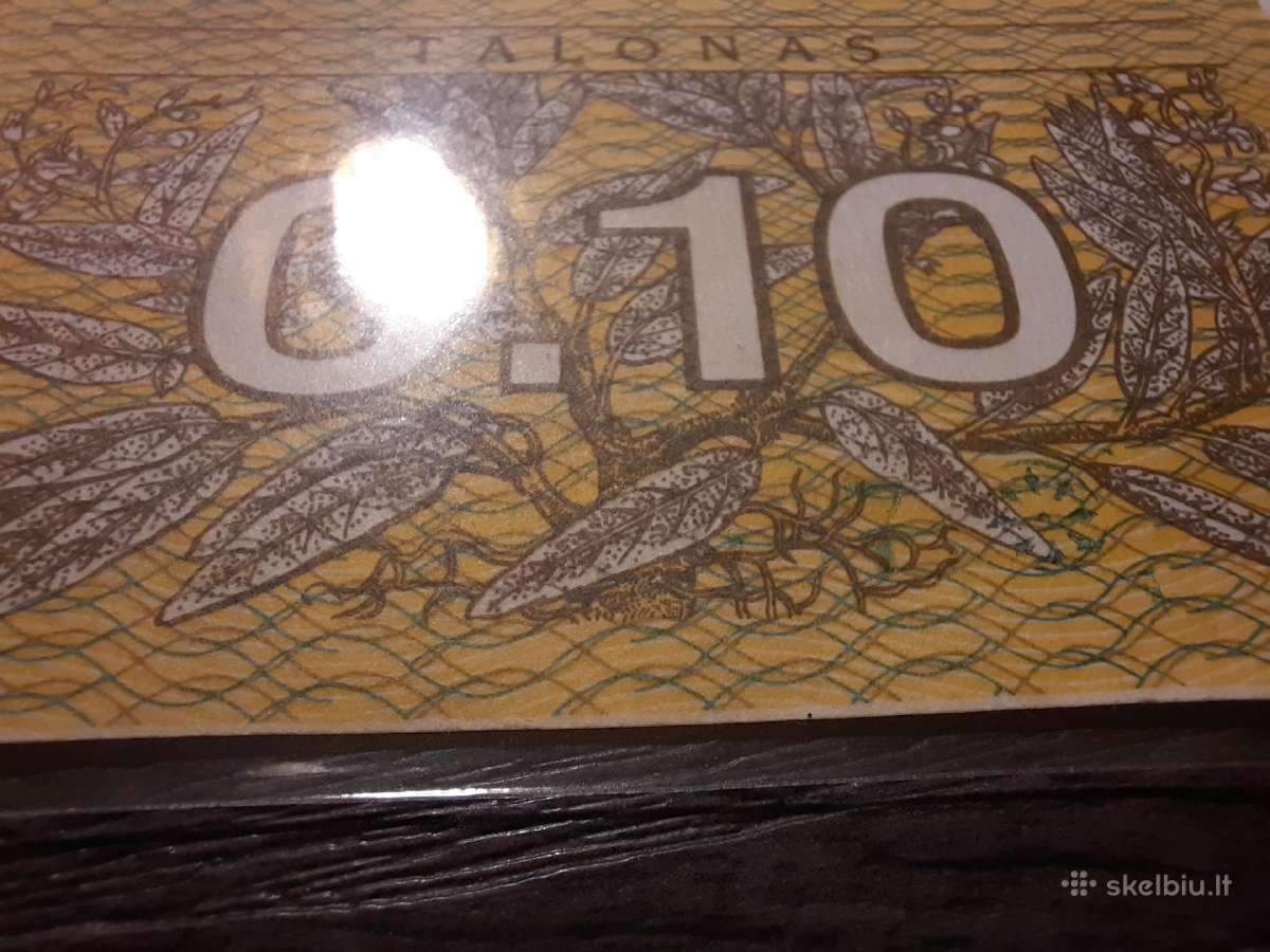 0.10 talonų 1991 - Be serijos numerio - Retas - nuotraukos Nr. 12
