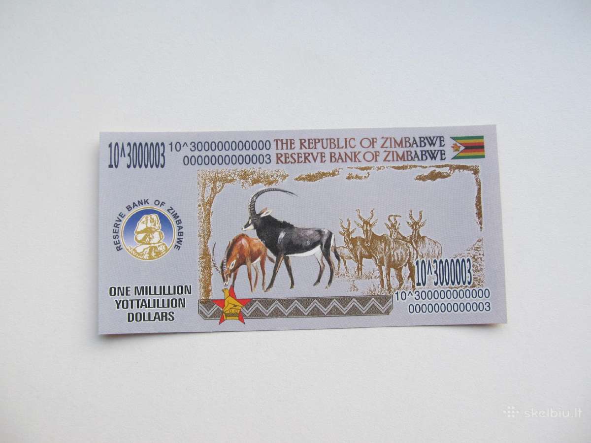Milijonas jotalijonu doleriu , Zimbabvė , 2008 - nuotraukos Nr. 2