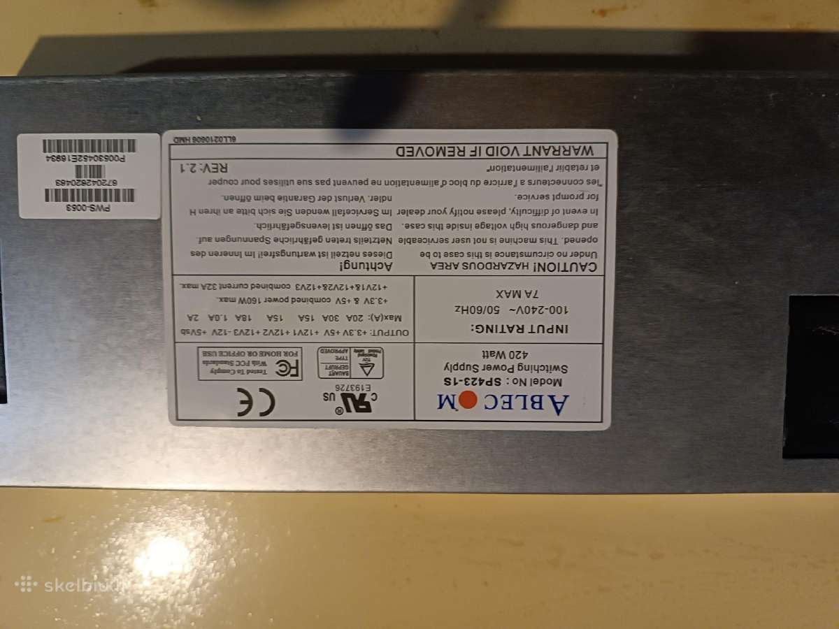 Maitinimo blokai 420w - nuotraukos Nr. 2