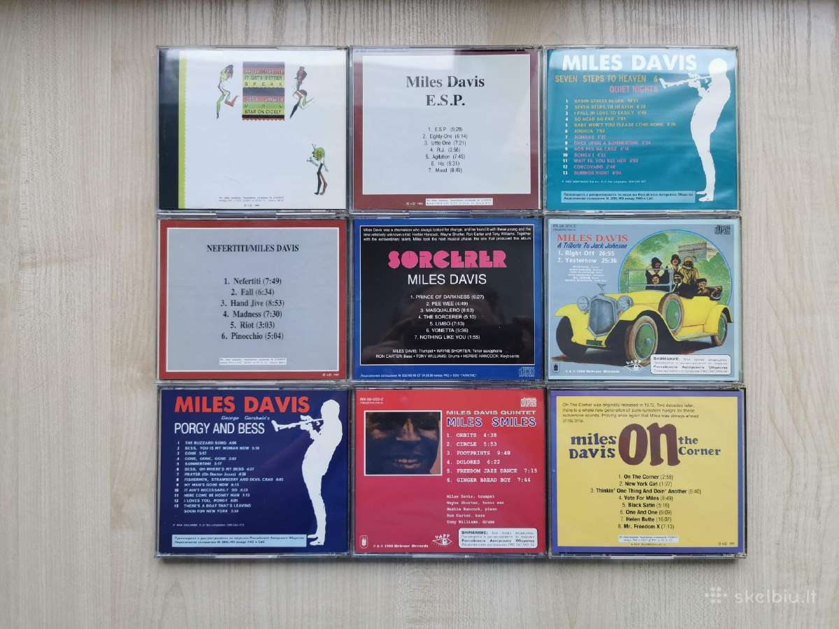 Miles Davis 24 CD kolekcija (1957-1990) po 2 eurus - nuotraukos Nr. 2