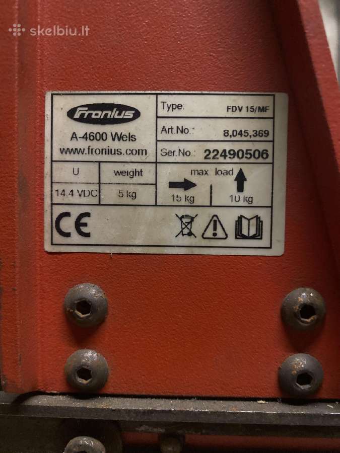 Fronius Fdv 15/mf - nuotraukos Nr. 5
