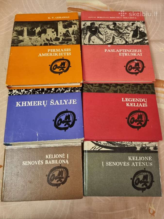 Kultūrų pėdsakais 6 knygos