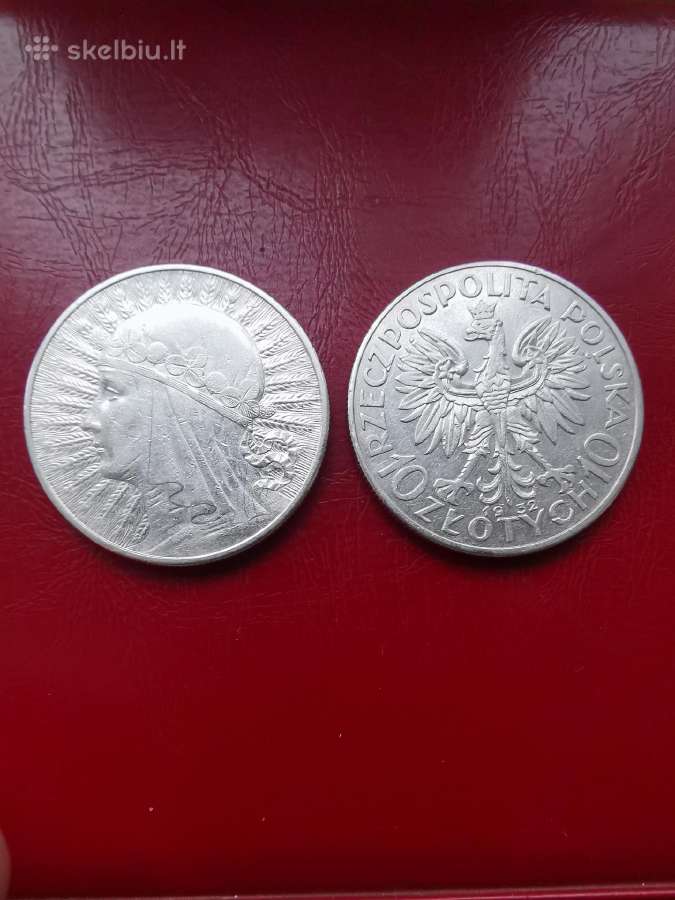 Parduodu 10 zlotų monetą.