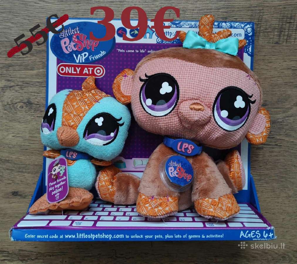 Littlest Pet Shop minkštų žaislų išpardavimas