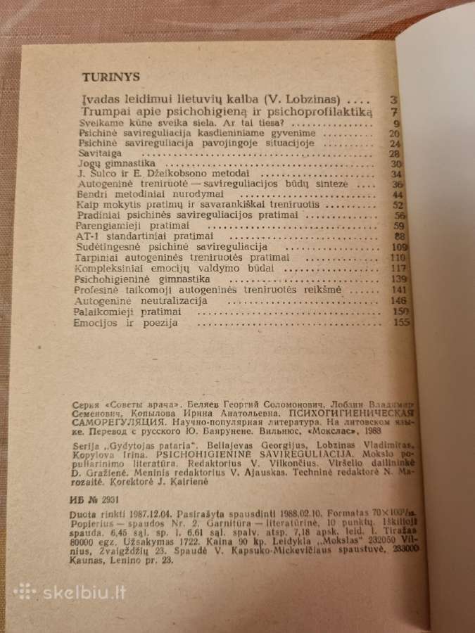 Psichohigieninė savireguliacija - nuotraukos Nr. 4