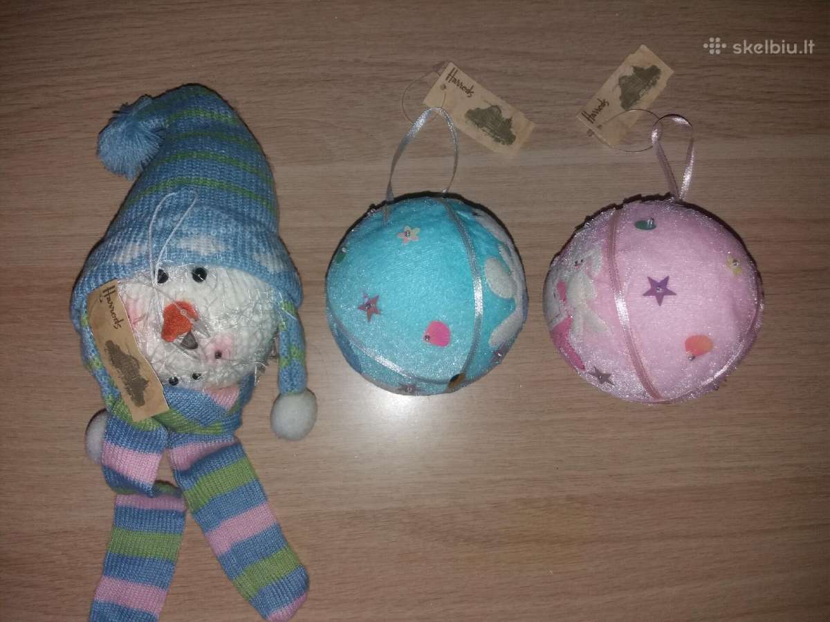 Nauji labai gražūs rankų darbo žaisliukai eglutei - nuotraukos Nr. 2
