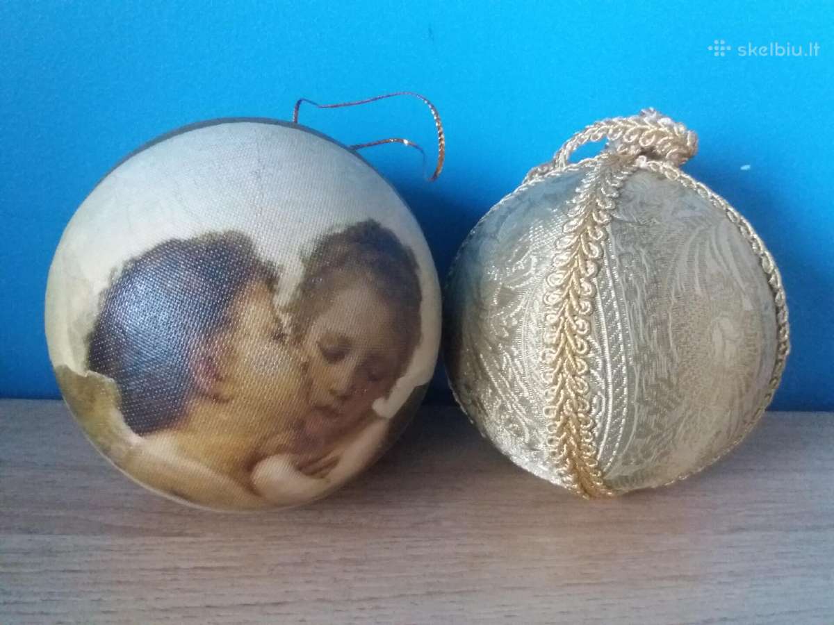 Nauji labai gražūs rankų darbo žaisliukai eglutei - nuotraukos Nr. 3