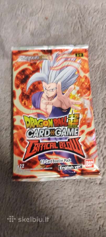 Dragon Ball Super card game Critical Blow booster - nuotraukos Nr. 7