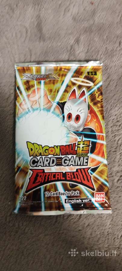 Dragon Ball Super card game Critical Blow booster - nuotraukos Nr. 3
