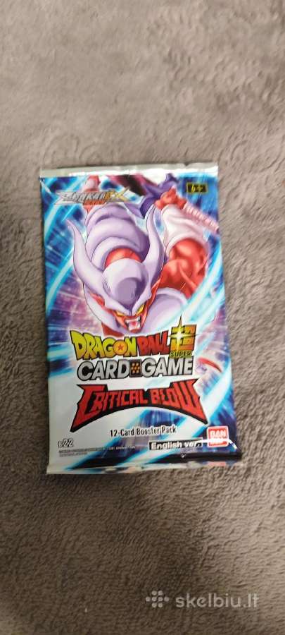 Dragon Ball Super card game Critical Blow booster - nuotraukos Nr. 5