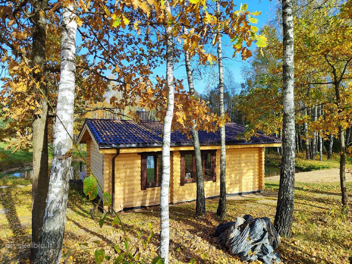 Rąstinė pirtis / vasarnamis 40 m2 - nuotraukos Nr. 3