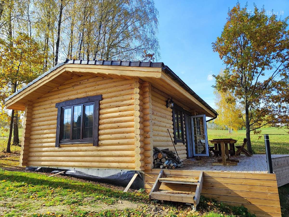 Rąstinė pirtis / vasarnamis 40 m2 - nuotraukos Nr. 5