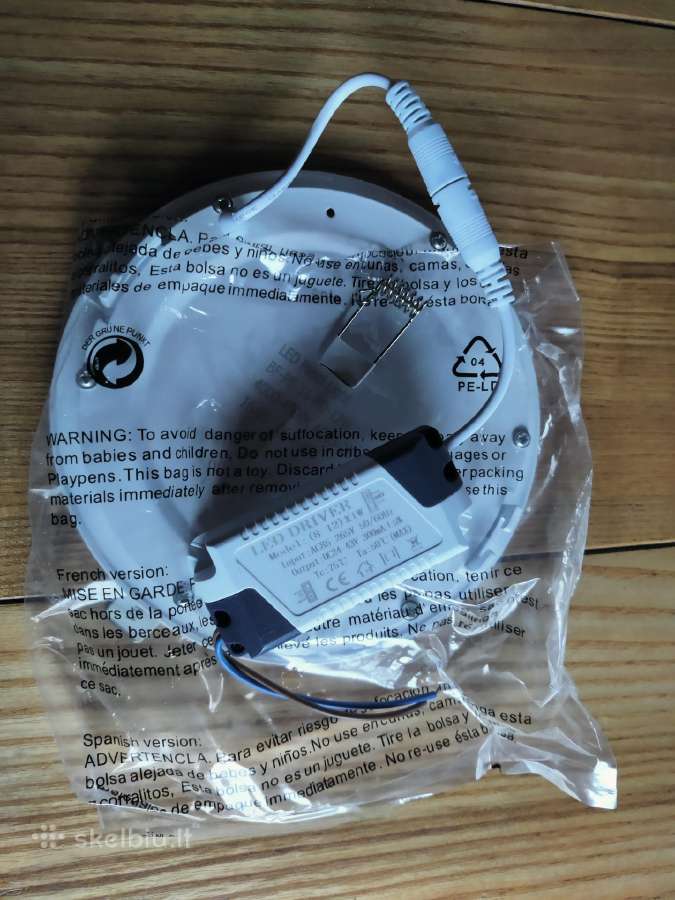 LED Įmontuojami Nauji Šviestuvai - nuotraukos Nr. 5