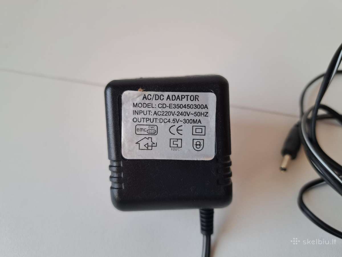 Adapteris, įkroviklis, pakrovėjas 4.5v - nuotraukos Nr. 2