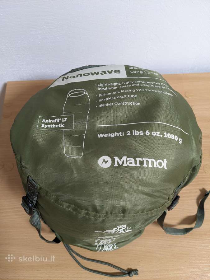 Miegmaišis Marmot Nanowave 35 198cm - Skelbiu.lt