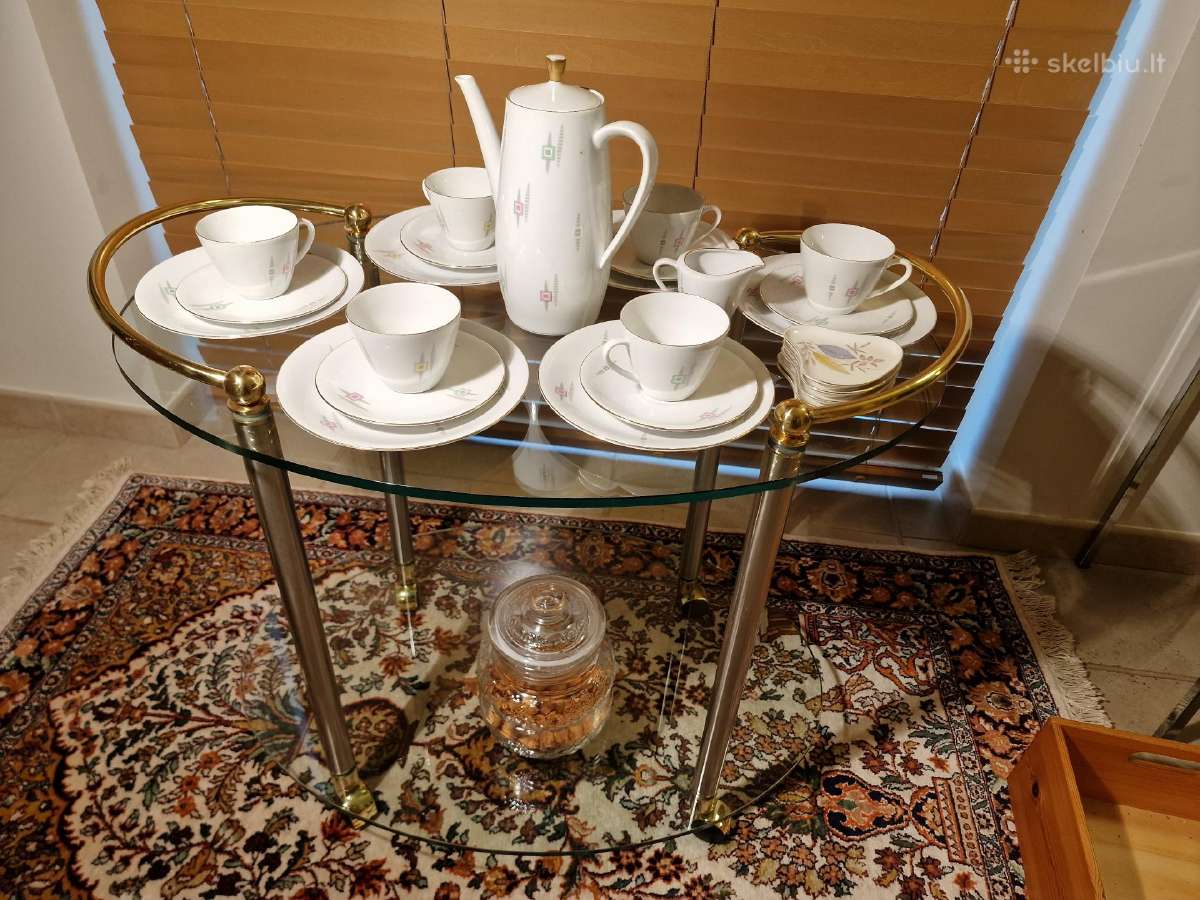 Vintažinis mid century porceliano kavos servizas - nuotraukos Nr. 17