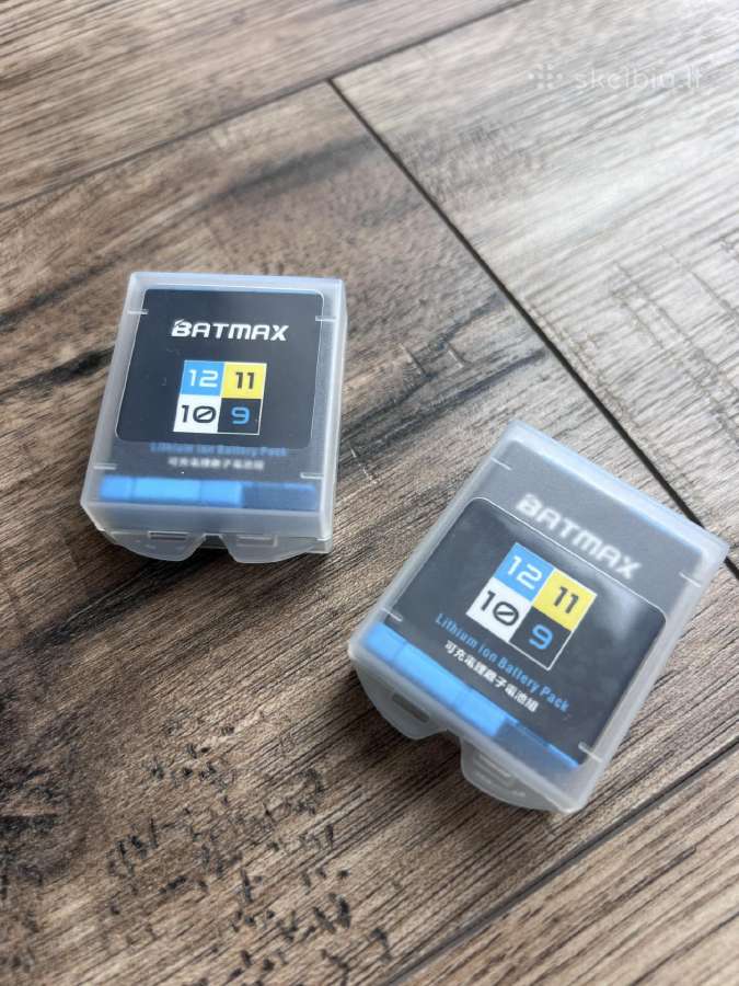 Baterijos Gopro 9 10 11 12 + 13