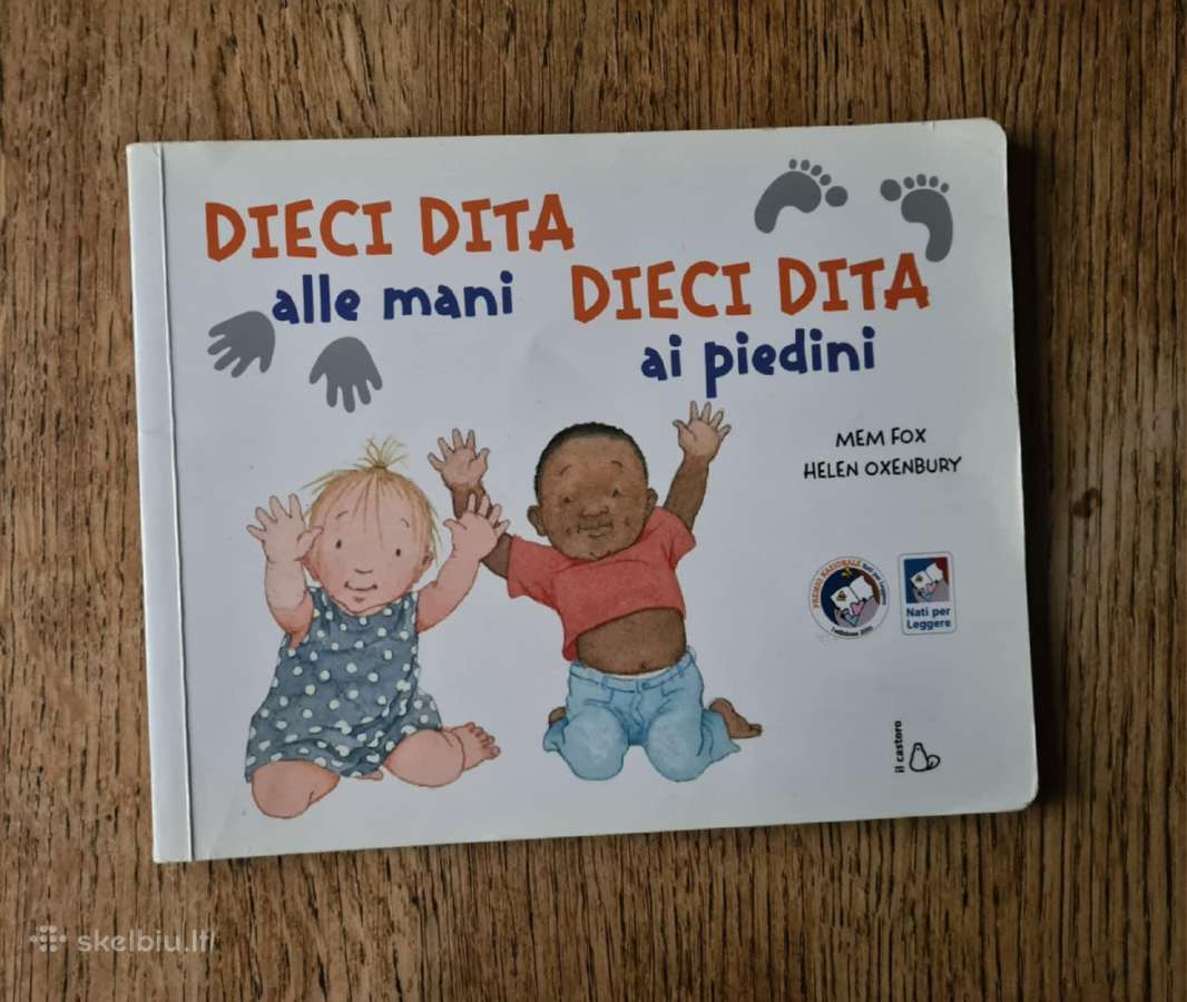 Eiliuota knygelė vaikams italų k.