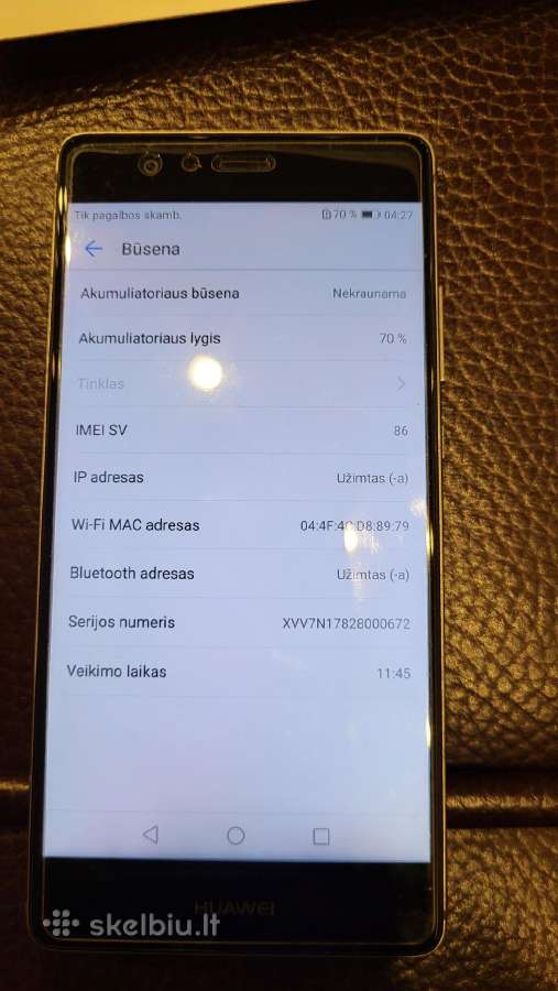 Telefonas Huawei P9 - nuotraukos Nr. 8