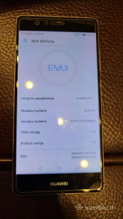 Telefonas Huawei P9 - nuotraukos Nr. 13