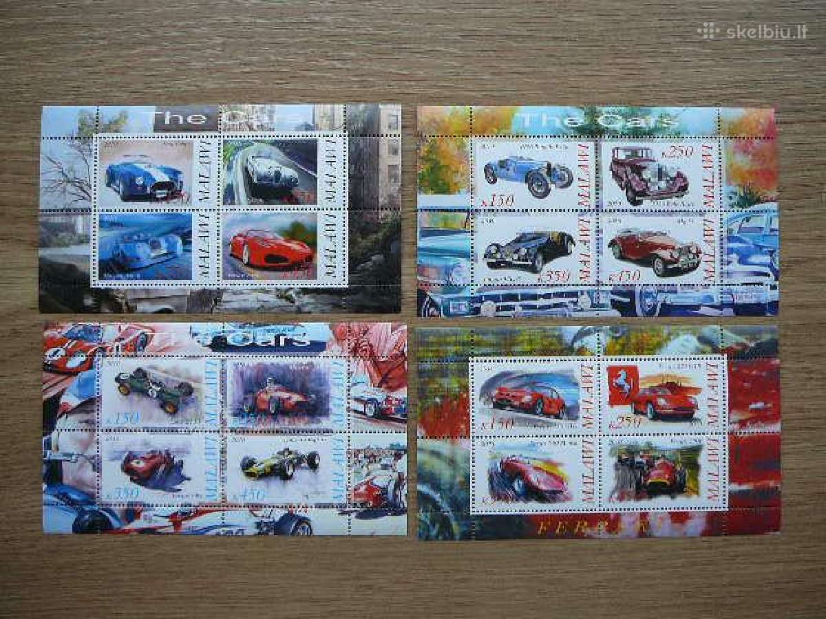 Automobiliai 8 blokai Malavis 2010 svarus g177/4a - nuotraukos Nr. 2