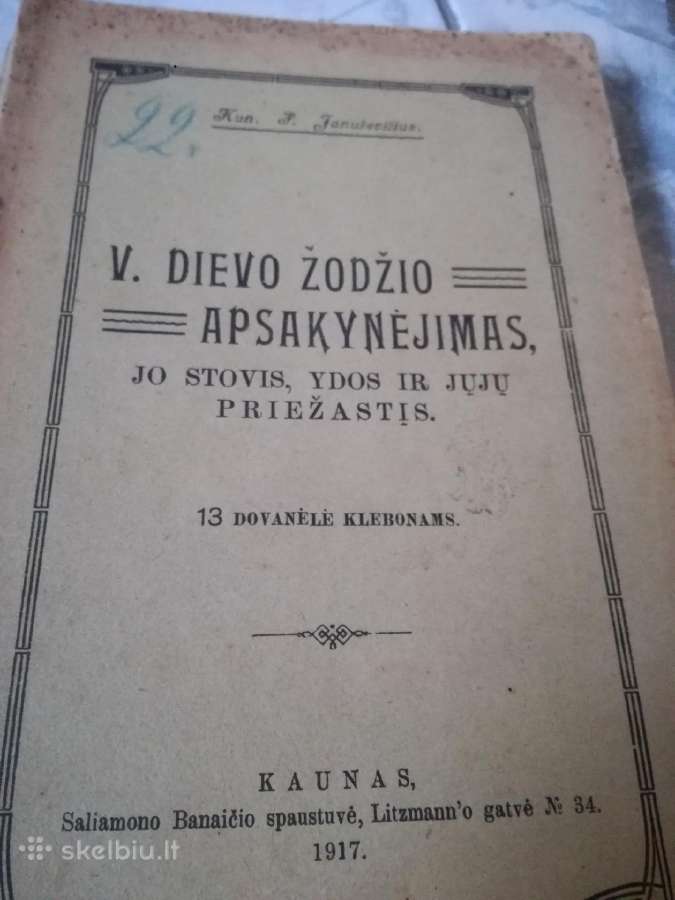 Prieskarines knygos/ 1 - nuotraukos Nr. 19