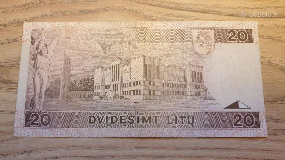 1993 metų 20 litų - nuotraukos Nr. 2