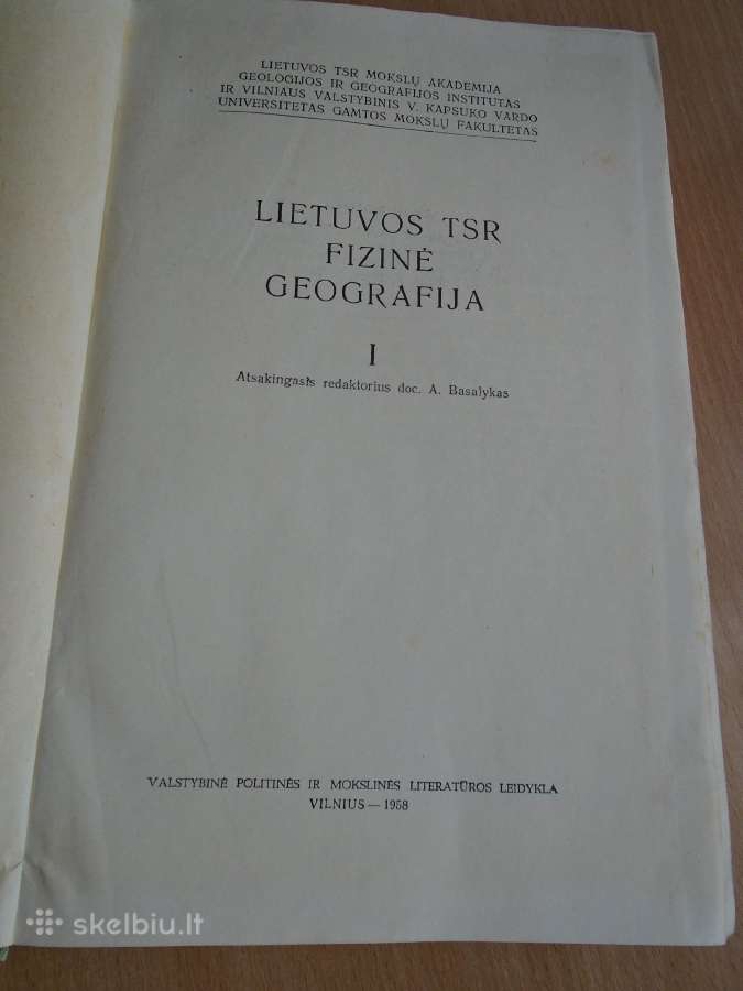 Lietuvos Tsr fizinė geografija - nuotraukos Nr. 2