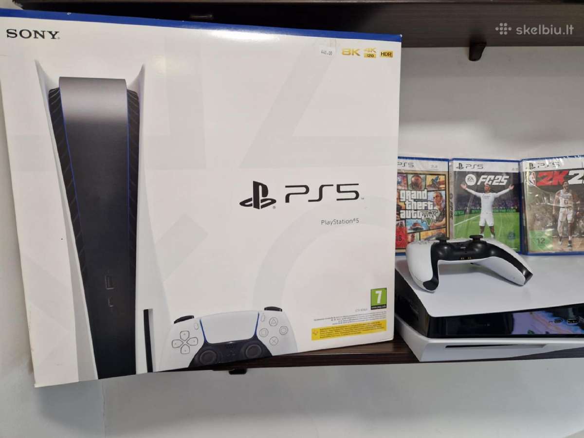 Sony Playstation 5 Disc Edition naudotas - nuotraukos Nr. 5