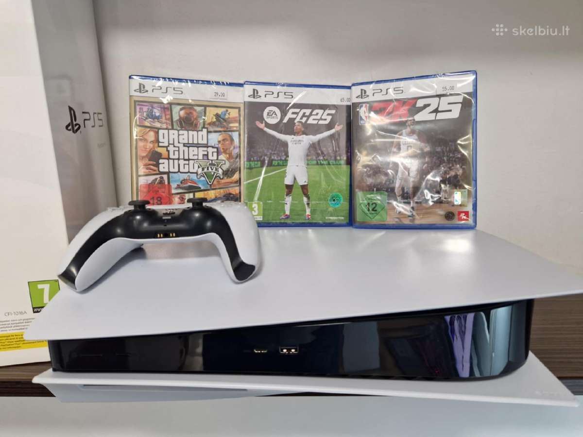 Sony Playstation 5 Disc Edition naudotas - nuotraukos Nr. 3
