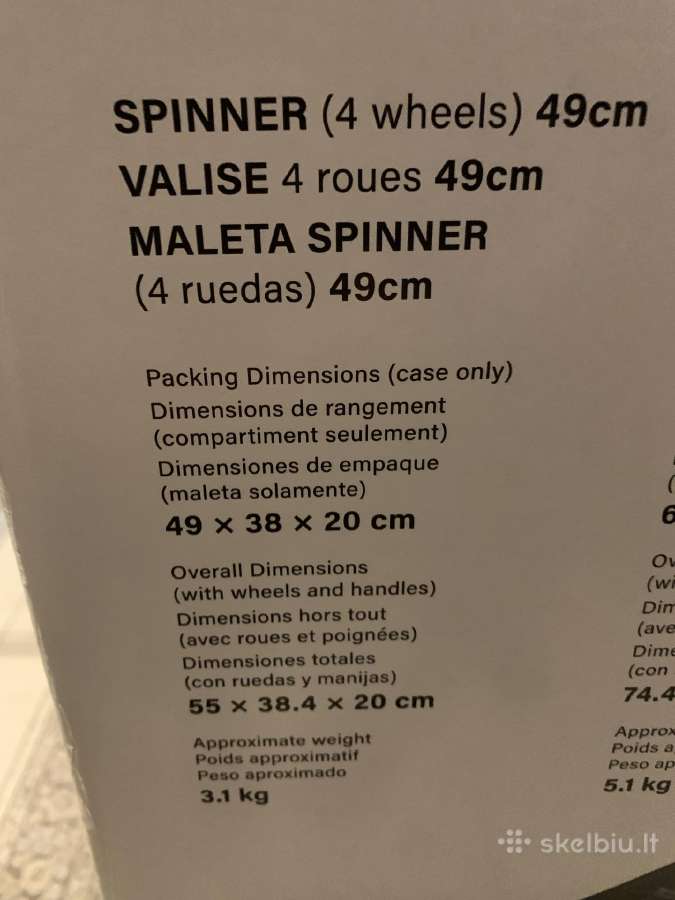 Samsonite Naujas nenaudotas lagaminas - nuotraukos Nr. 5