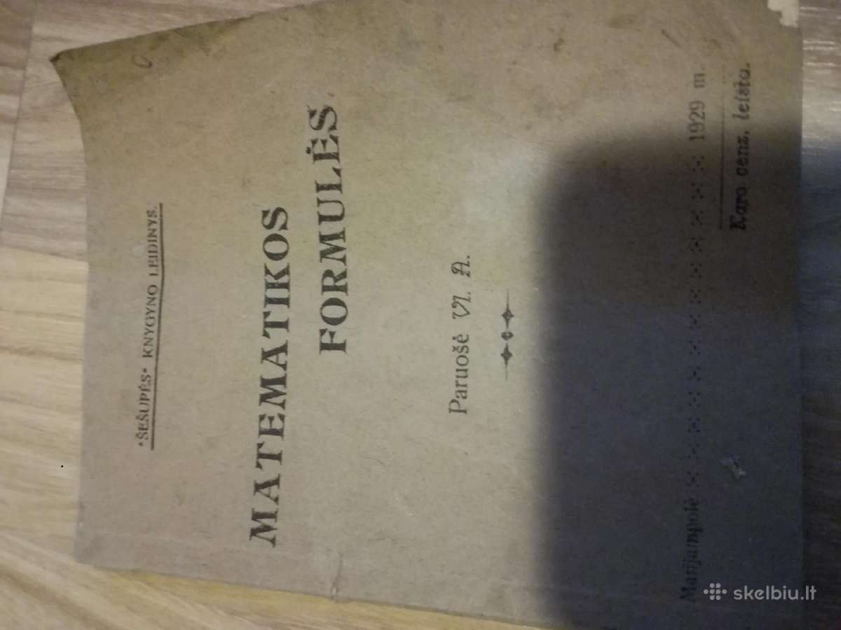 Prieskarines senos knygos /2 - nuotraukos Nr. 16