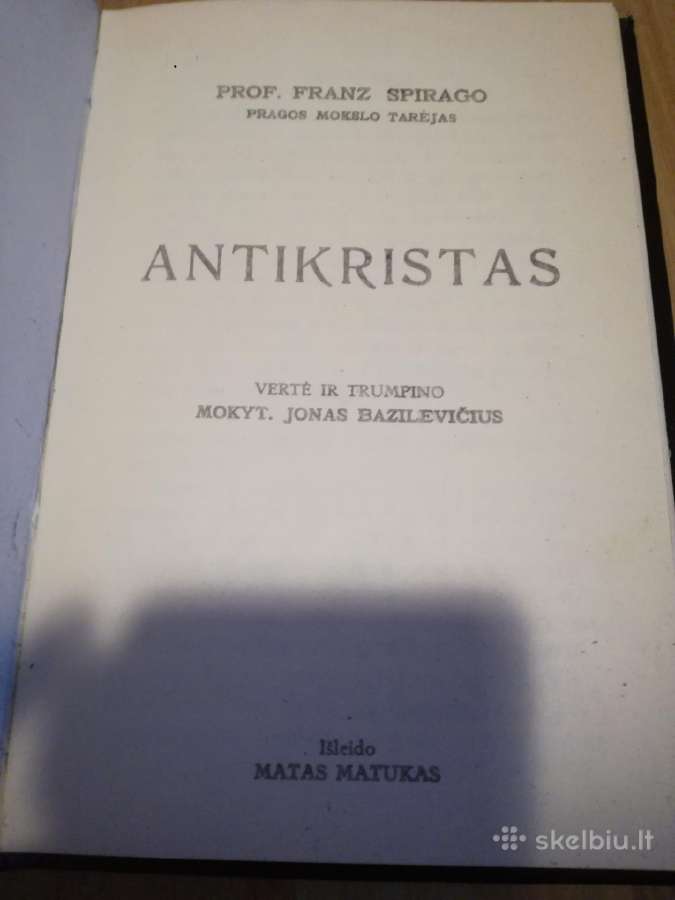 Prieskarines senos knygos /2 - nuotraukos Nr. 26
