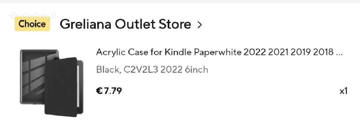 Kidle paperwhite skaityklės dėklas knyga - nuotraukos Nr. 2