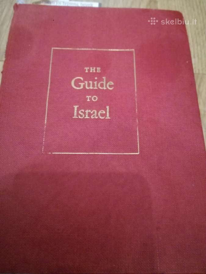 Zev Vilnay .Izraelio gidas.,anglu klb.1976 m.