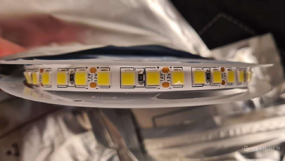 LED juosta 5metrai 12v 5054 Smd 120led/m - nuotraukos Nr. 3